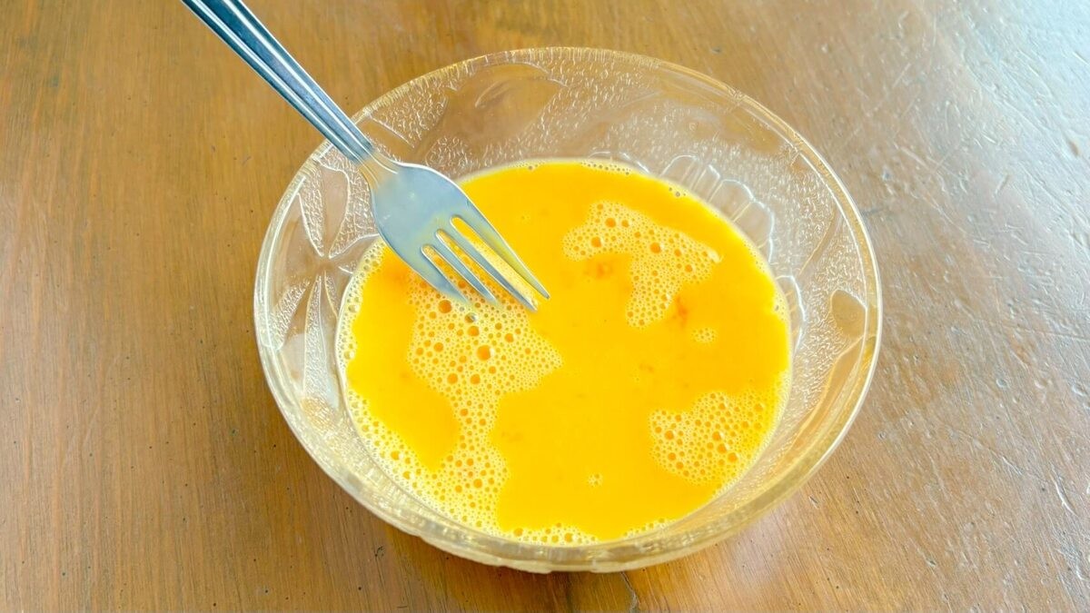 ピーマンと卵のマヨ炒め風