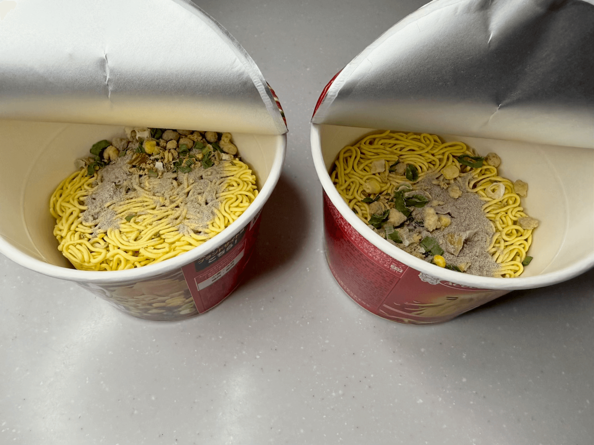 カップラーメンお湯の量アレンジは避けて