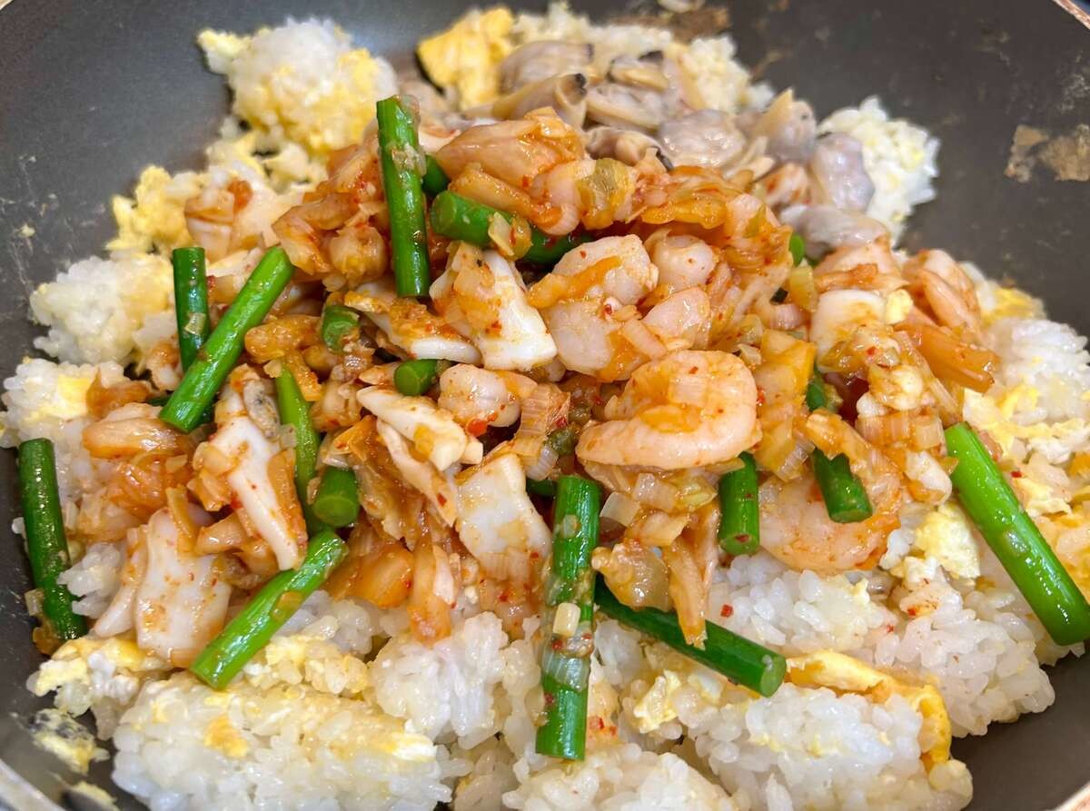 海鮮キムチチャーハン