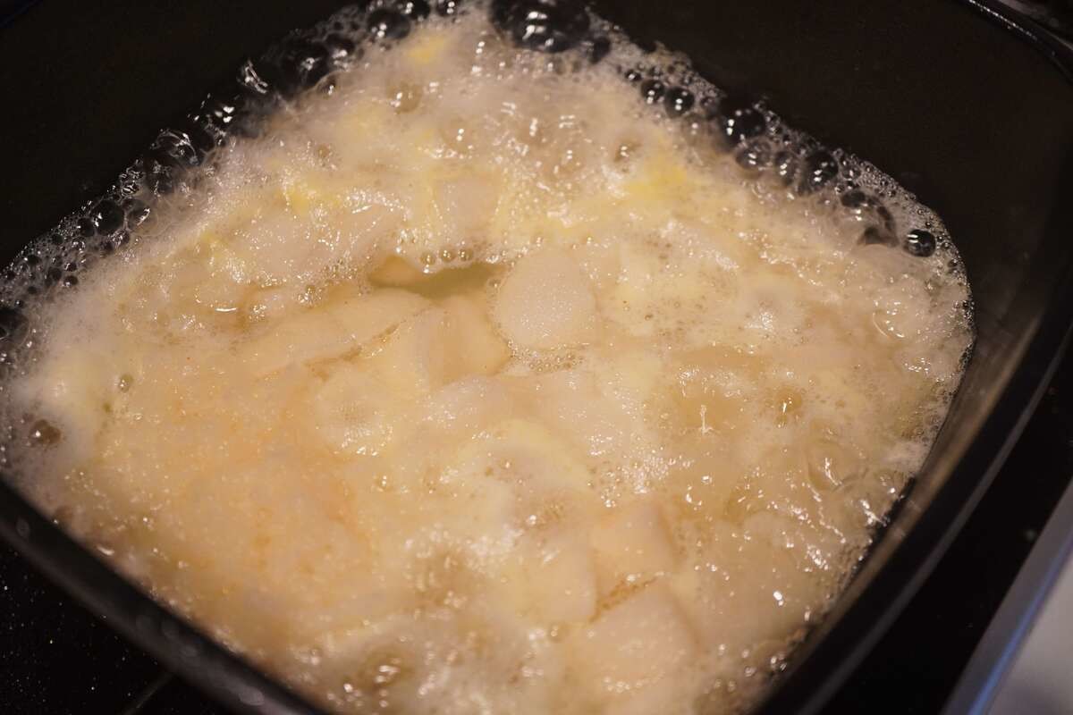 甘さ控えめの「梨ジャム」
