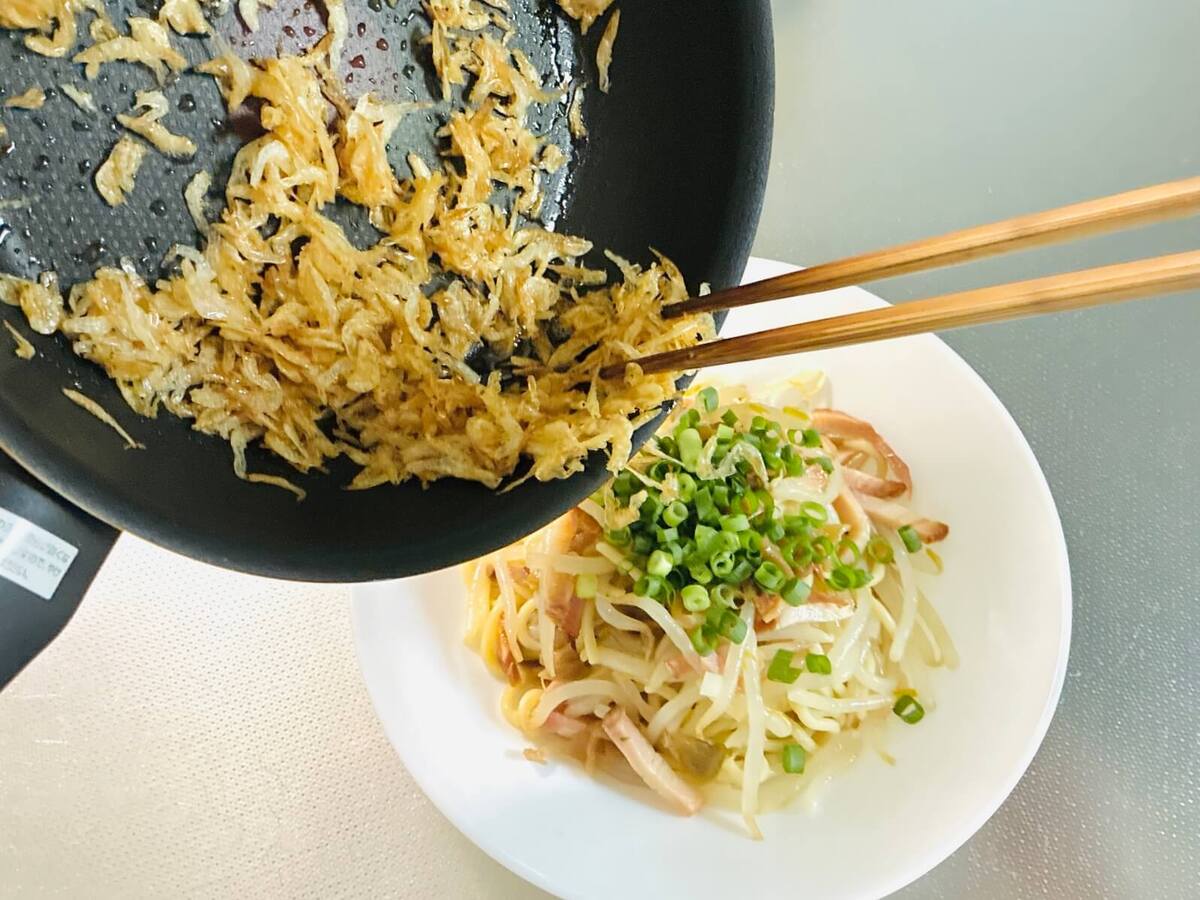 和田明日香さん「和えもやし麺」のレシピ