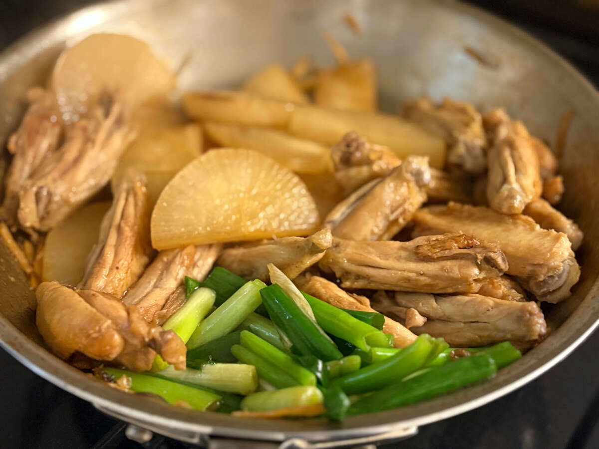 『DAIGOも台所〜きょうの献立 何にする?~』「焼き大根と手羽の生姜煮」