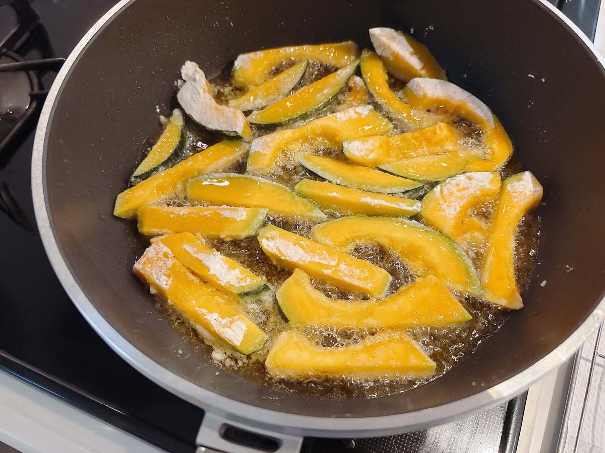 まりこさん「フライドかぼちゃ」