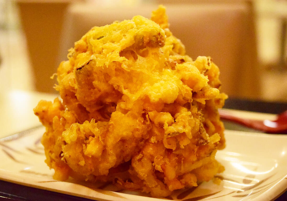 丸亀製麺のかき揚げ総選挙2025第4位「コーンとチーズのかき揚げ」