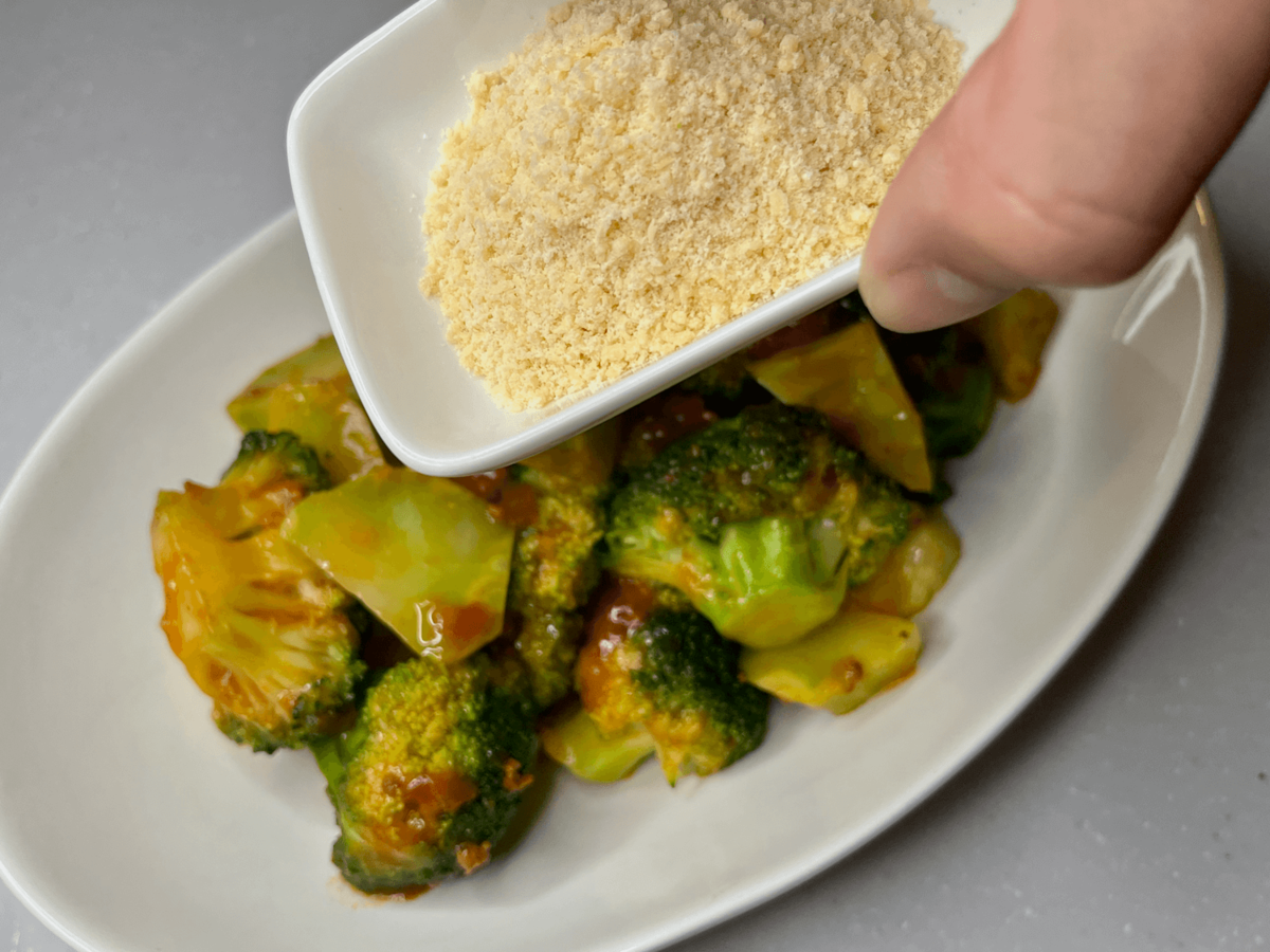 ブロッコリーのソテーミートソース