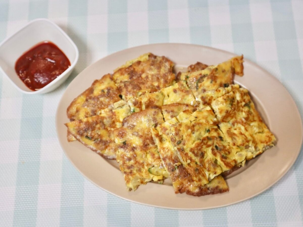 肉そぼろの卵焼き