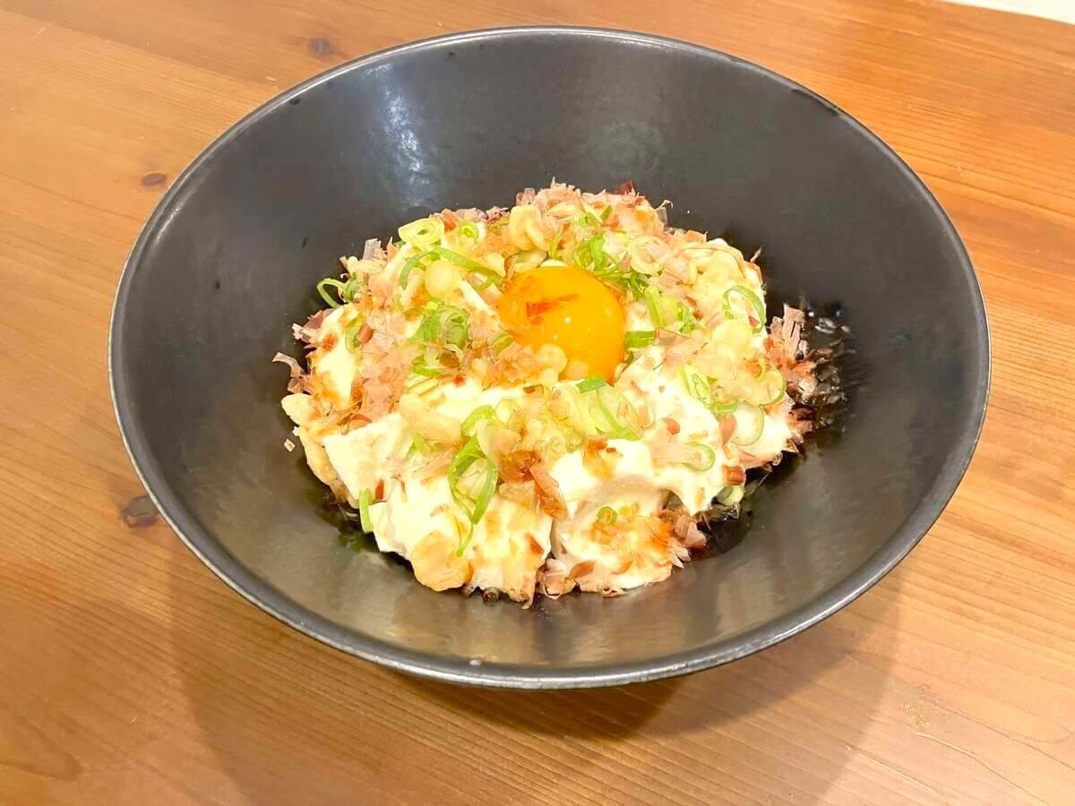 アサヒコ公式「悪魔の豆腐丼」のレシピ