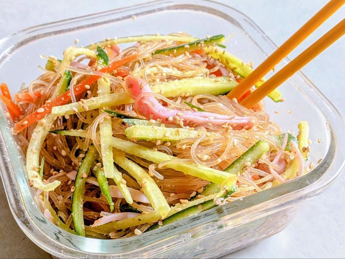 はるさめさらだ様お取り置き❤︎ 水戻し不要でレンチンで完成！Yuuさん「味がしみしみ♡中華風春雨