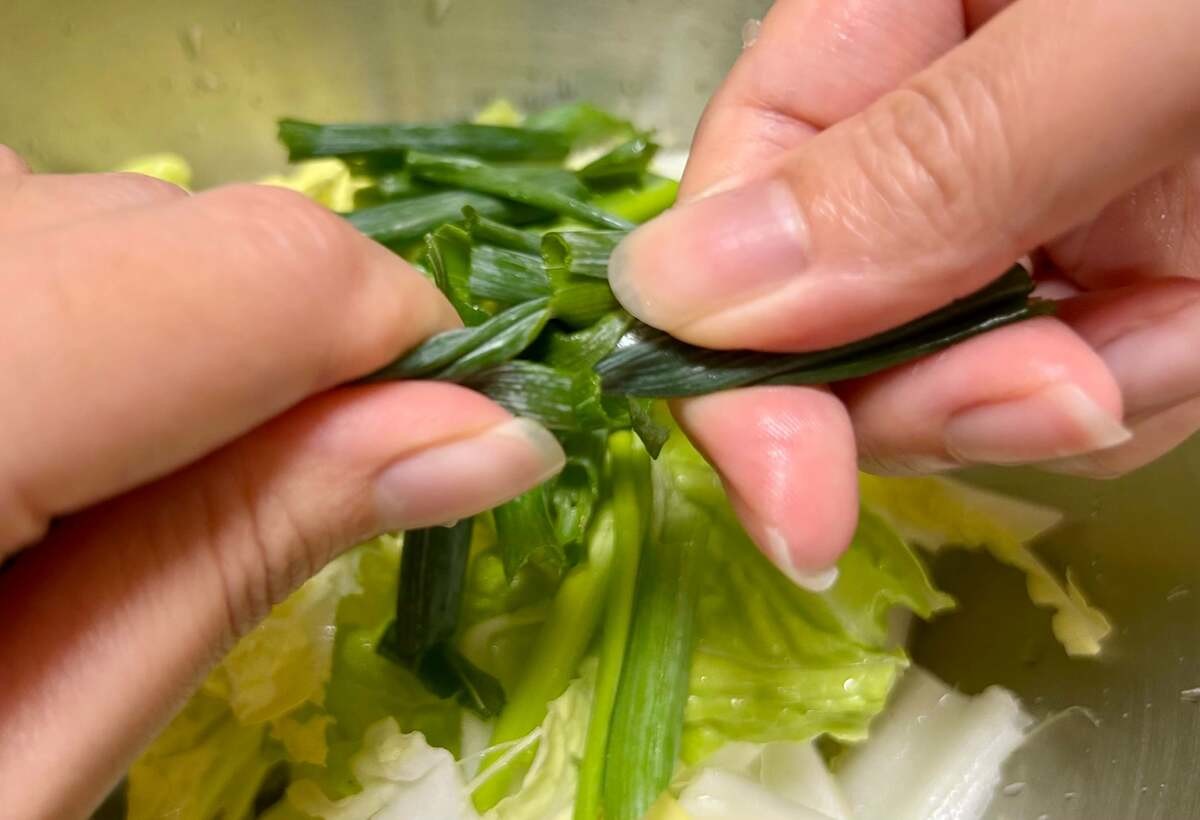 和田明日香さん「白菜のちぎり和え」