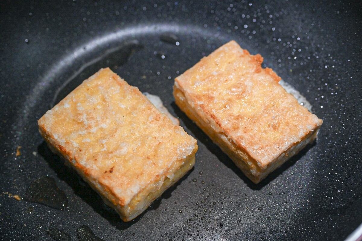厚揚げチーズの照り焼き