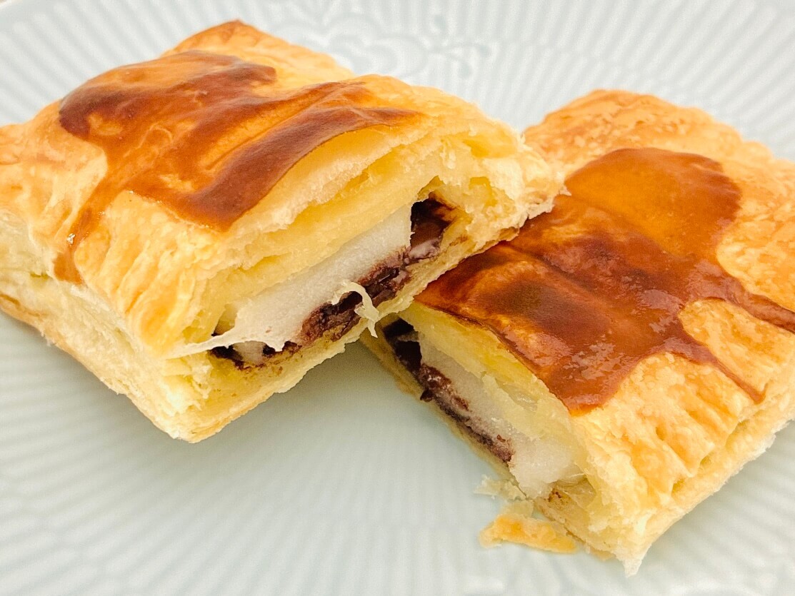 目黒蓮さん「チョコバナナ餅パイ」