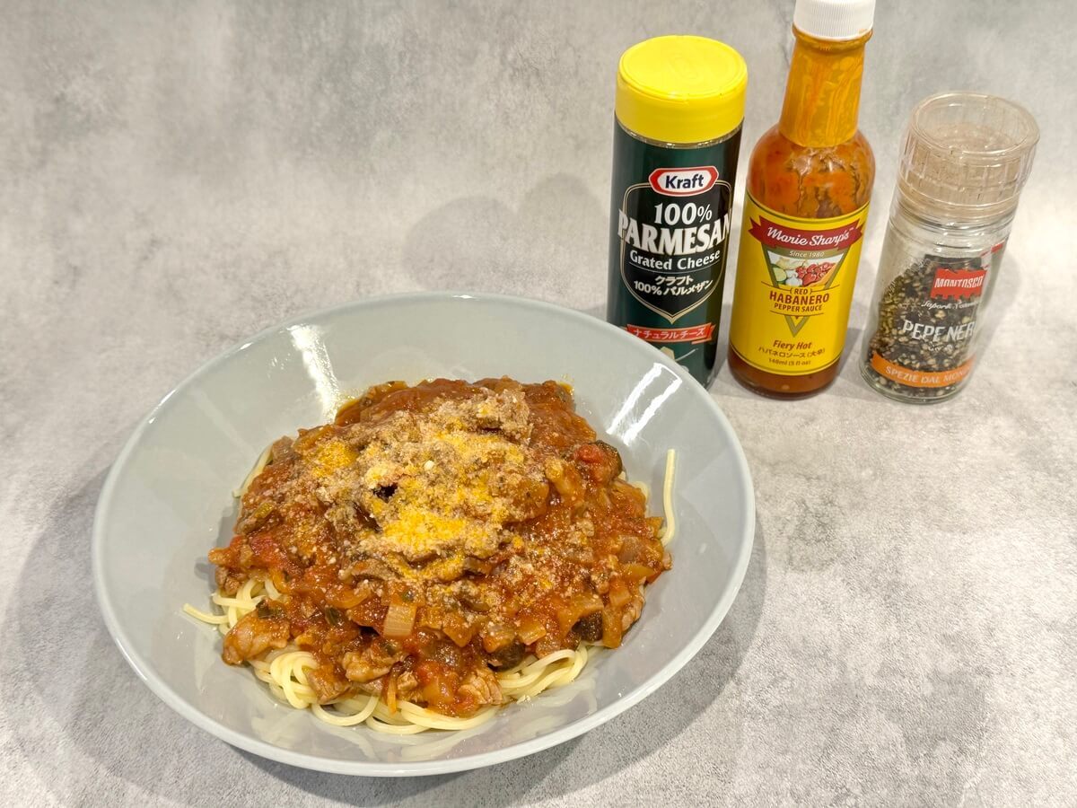 木村拓哉さん「木村拓哉ミートソースパスタ」