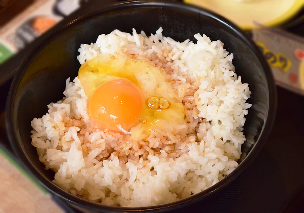 松のや「玉子かけごはん定食」