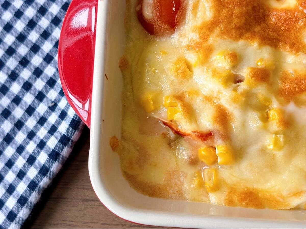 大阪王将公式「ギョウザニアアレンジ コーン」のレシピ