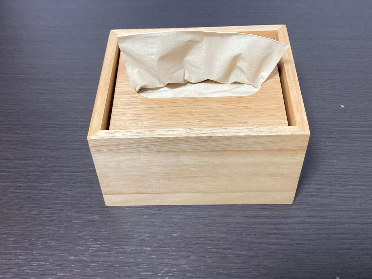 重なるラタン長方形ボックス小 1890円