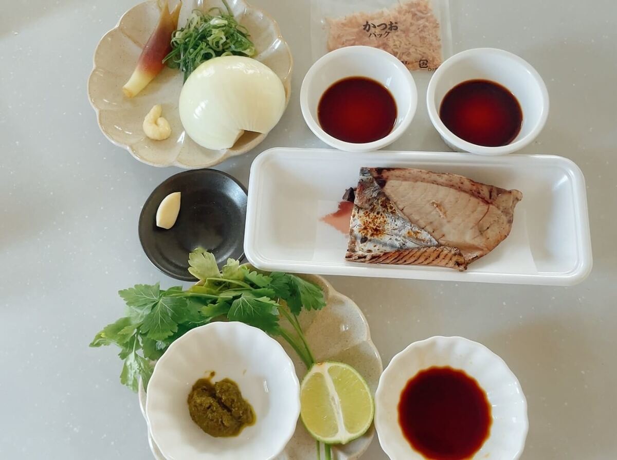 カツオのたたき 和風＆エスニック