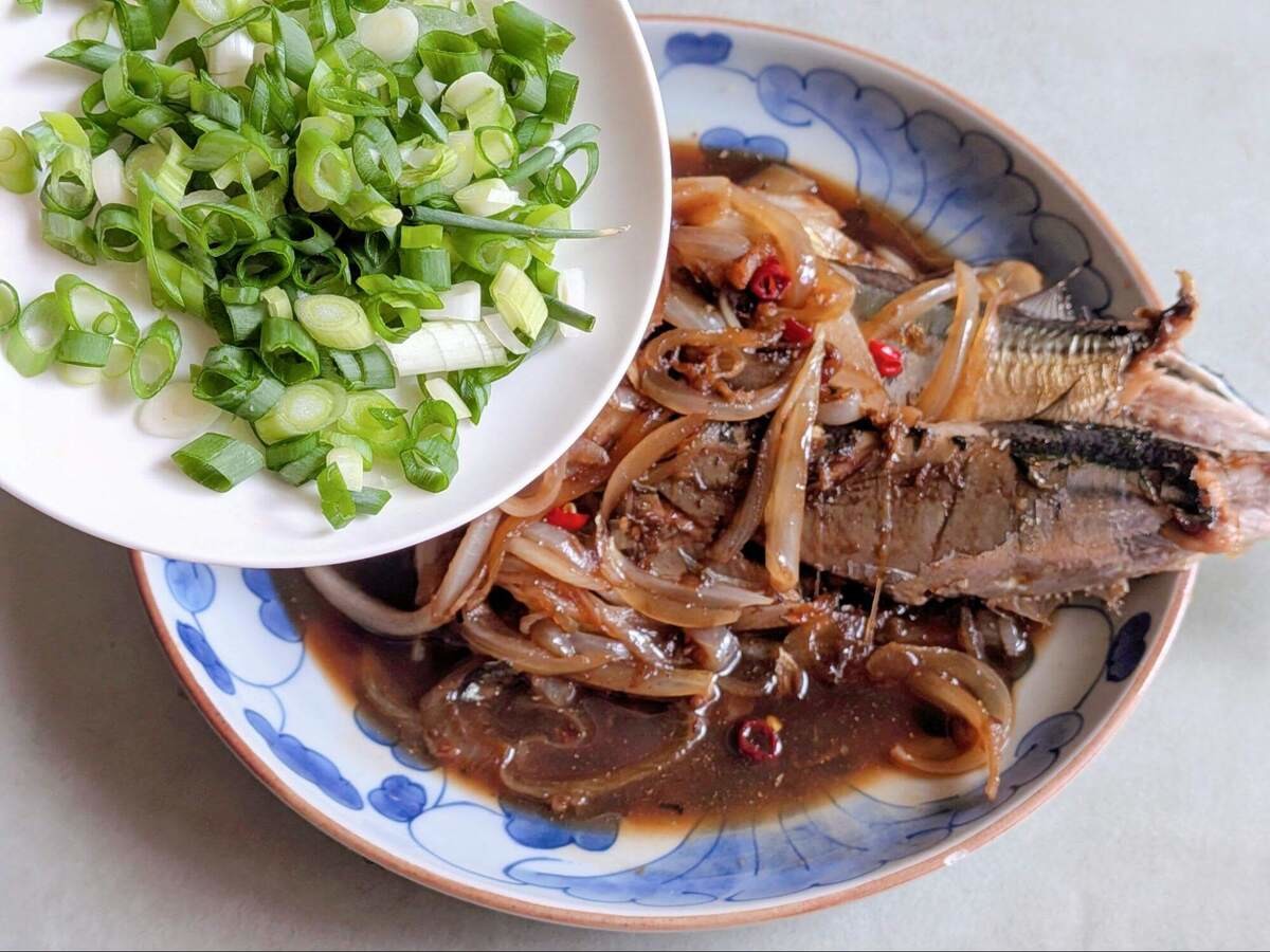 秋刀魚の中華風ソース
