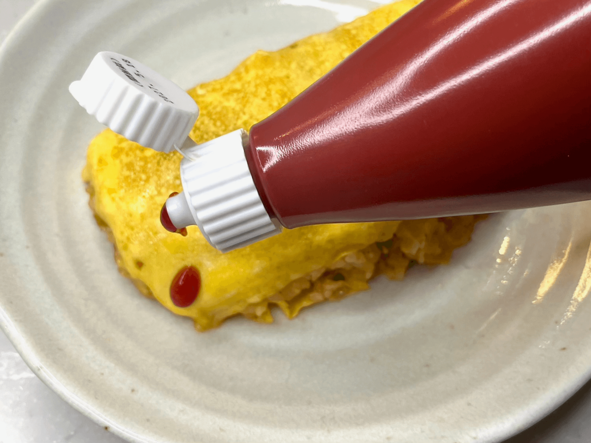 「卵焼き器で！簡単オムライス」
