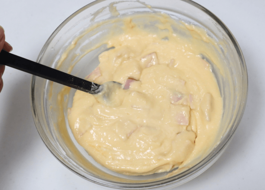 森永製菓公式「ハムのマグカップケーキ」のレシピ