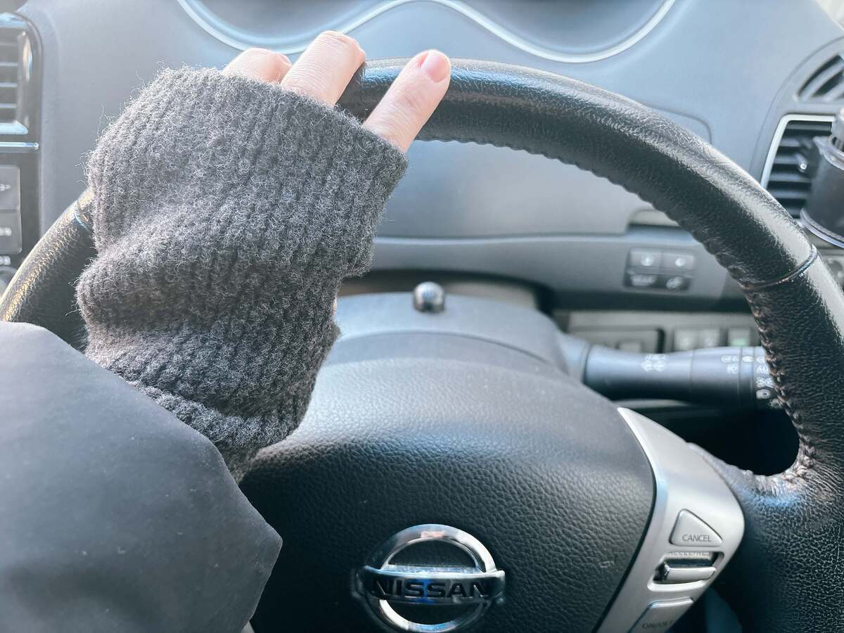 スフレヤーンニットアームウォーマー