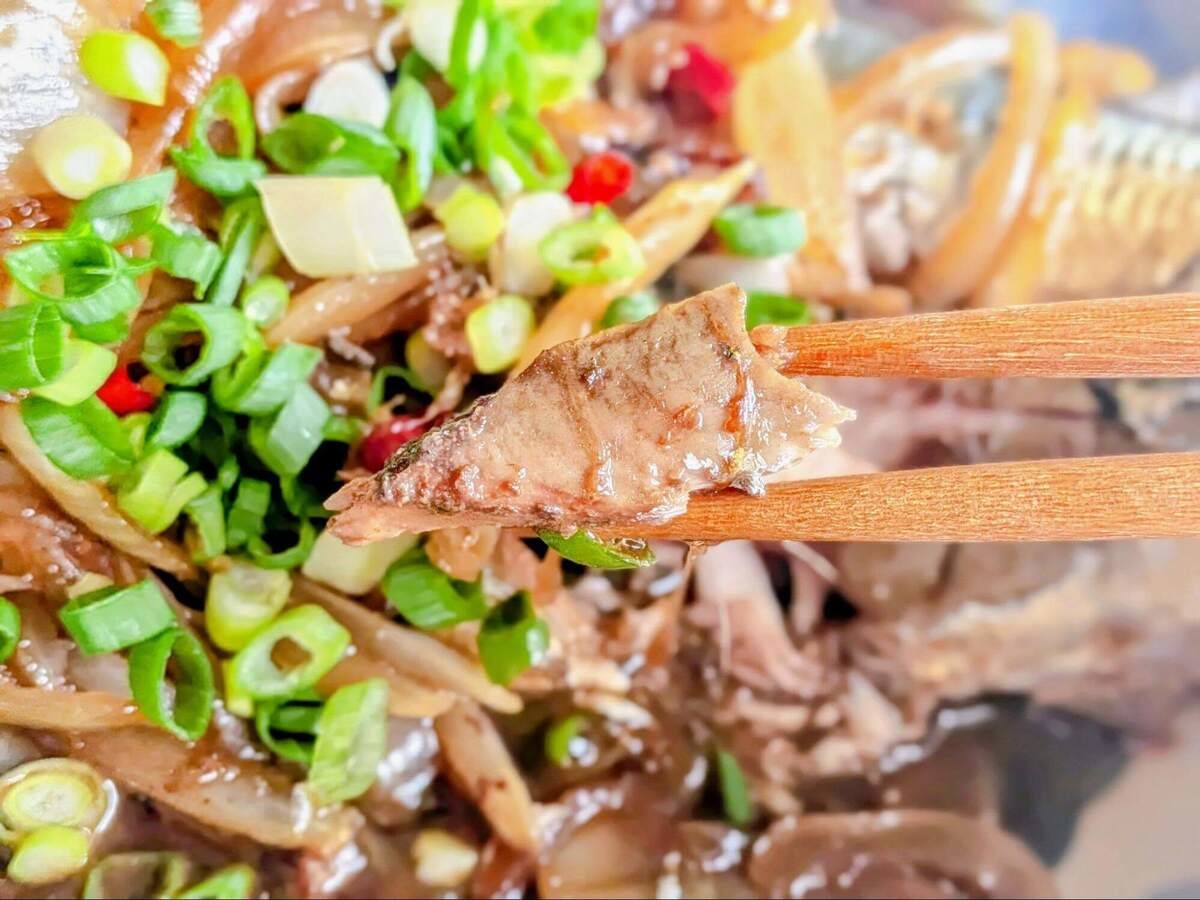秋刀魚の中華風ソース
