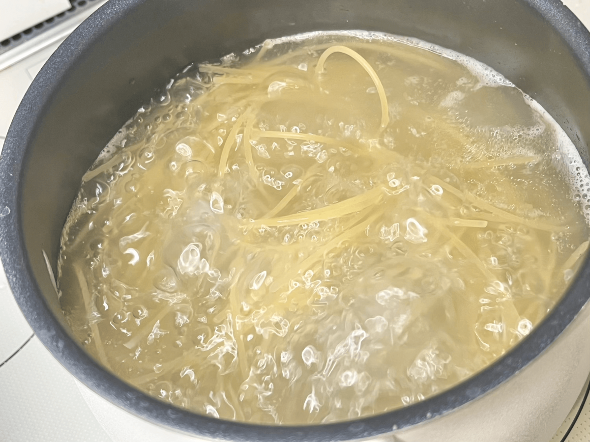 パスタの茹で方