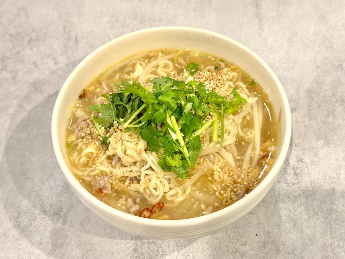 タイの台所さん「サッポロ一番塩らーめん タイ風アレンジ」