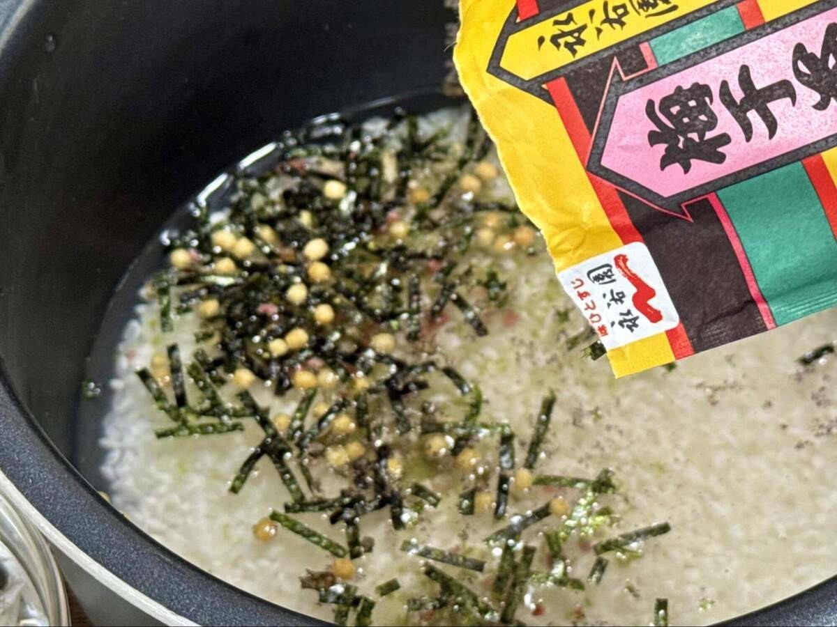 釜揚げシラスの炊き込みごはん