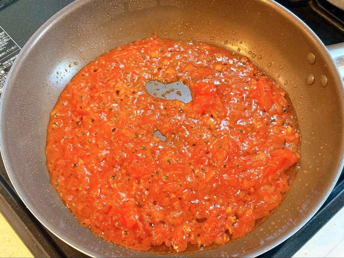 おうちでsio「基本のトマトソースパスタ」