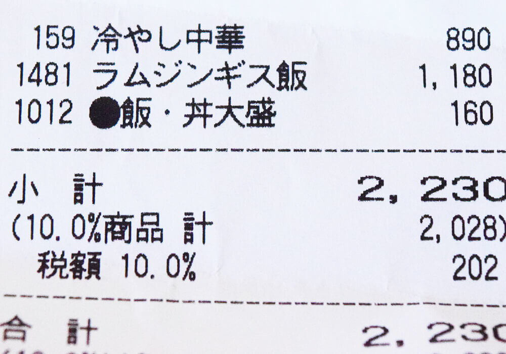 大阪王将「ラムトンジンギス飯」