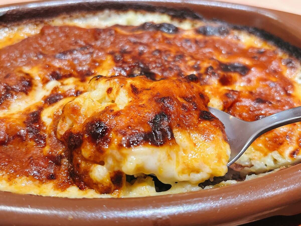 「ミラノ風ドリア」よく焼きをオーダー