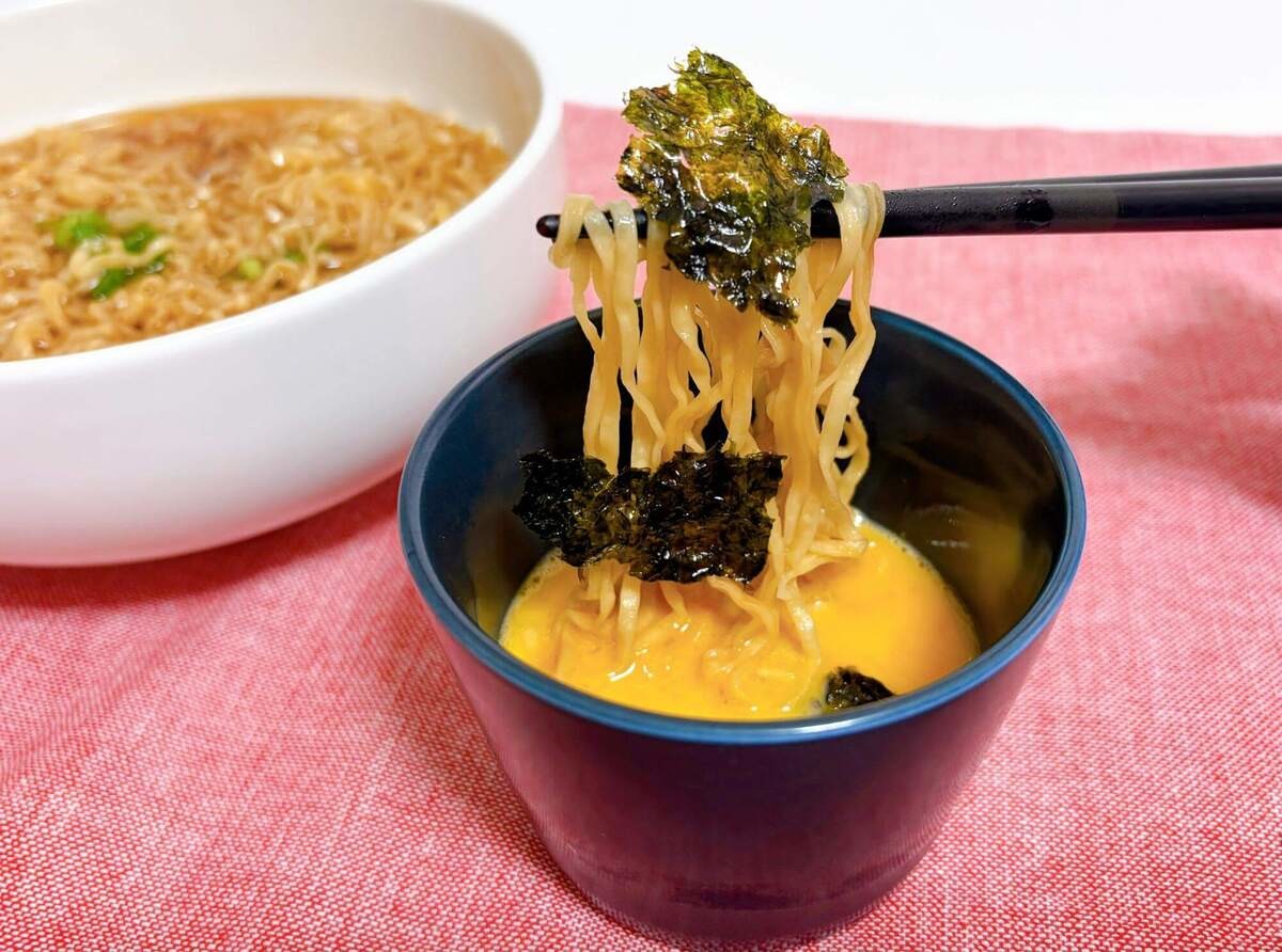 卵つけ麺風