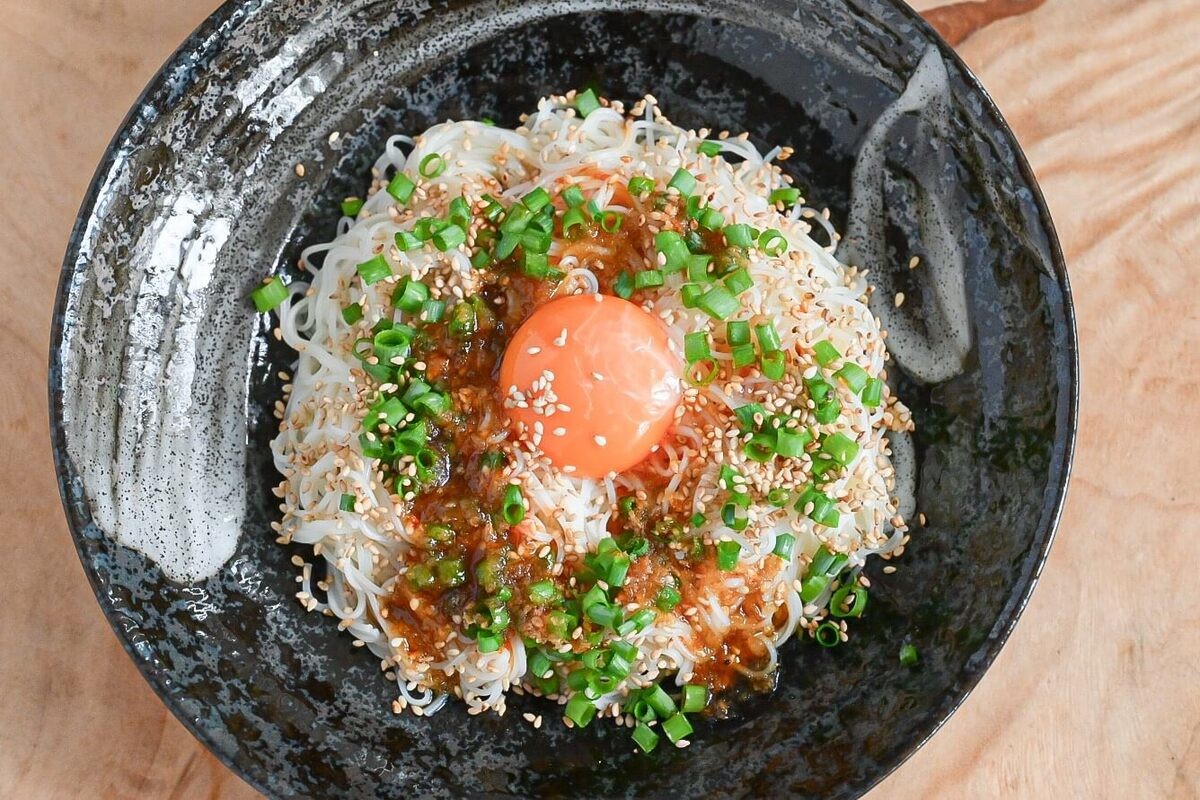 ピリ辛油そば風そうめん