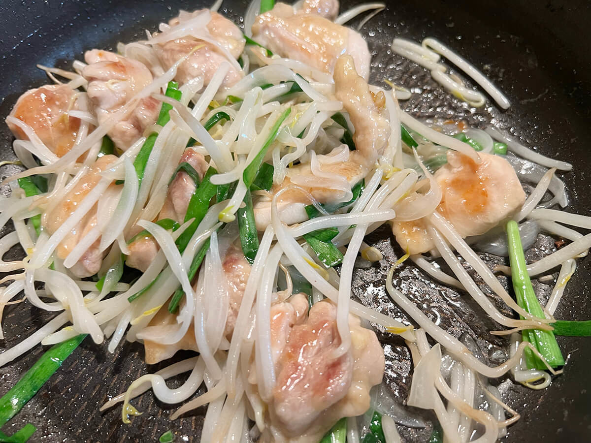 しっとり鶏のニラたま