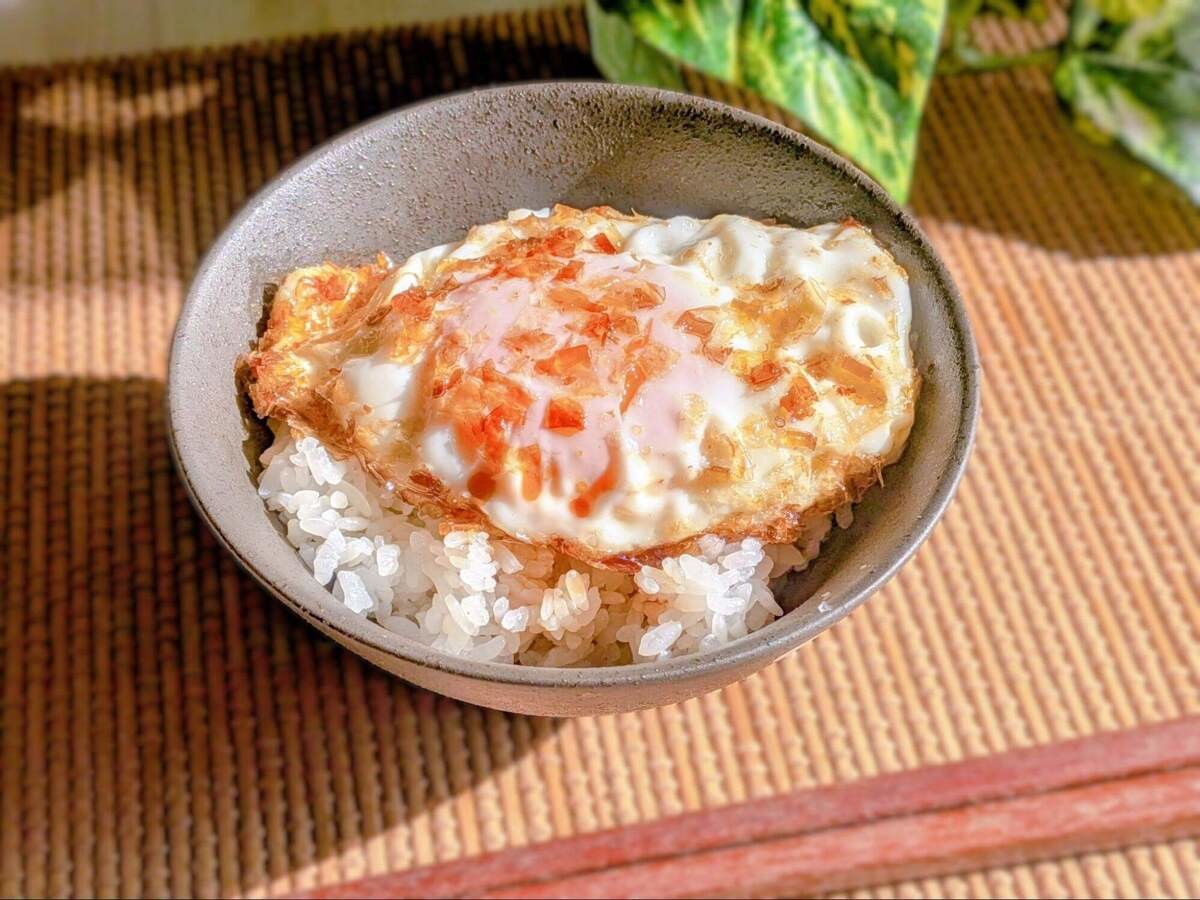 岩野上幸生さん「揚げ卵かけご飯」