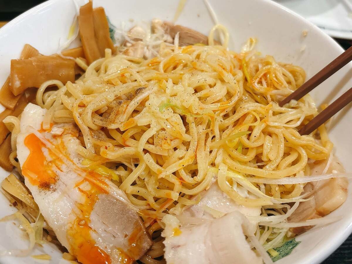 日高屋の二郎系アレンジ