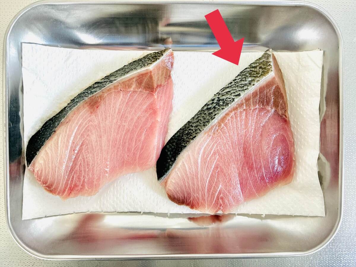 ウエカツさん「ぶりの下ごしらえ」