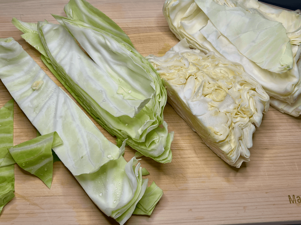 大阪王将「キャベツの切り方」