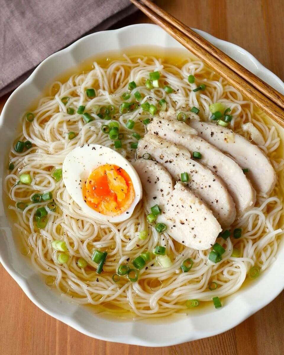 京さん特製「激旨！鶏だし醤油そうめん」