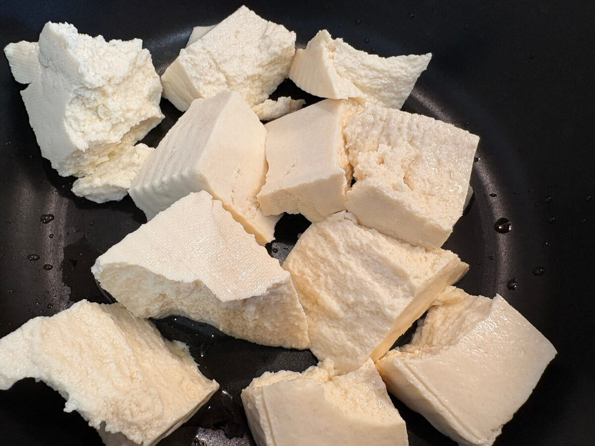 豆腐チキンラーメン