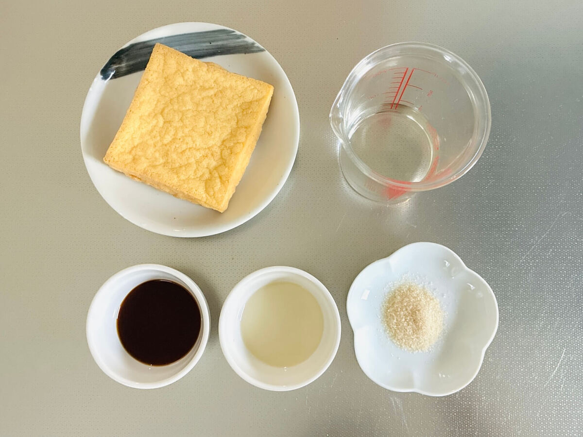 栗原はるみさん「厚揚げの甘辛煮」のレシピ