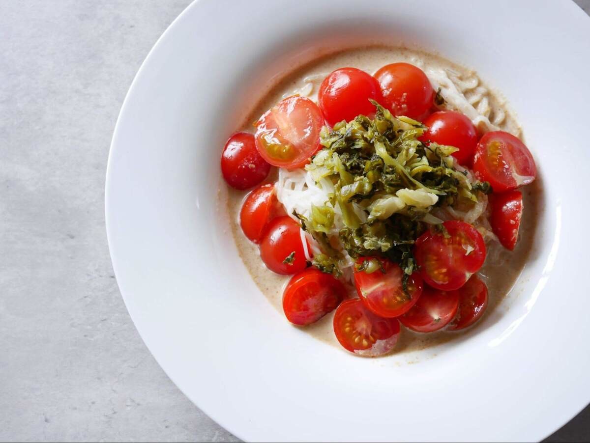 ごまだれトマトそうめん