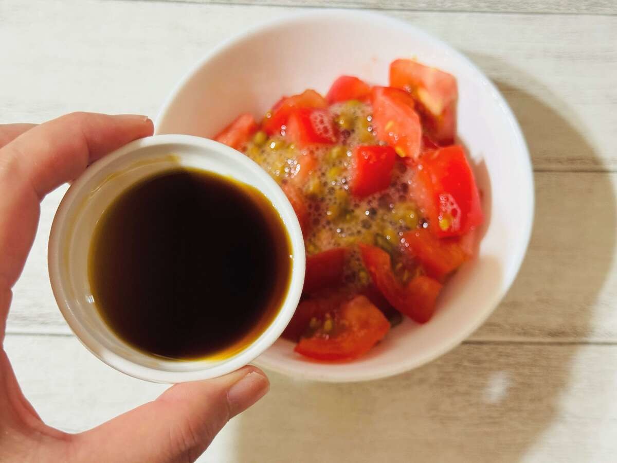 家事ヤロウで農家さんが紹介『トマトの納豆めし』