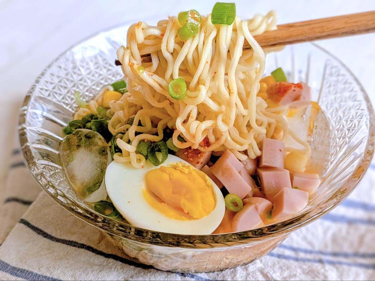 冷やしみそコーンラーメン
