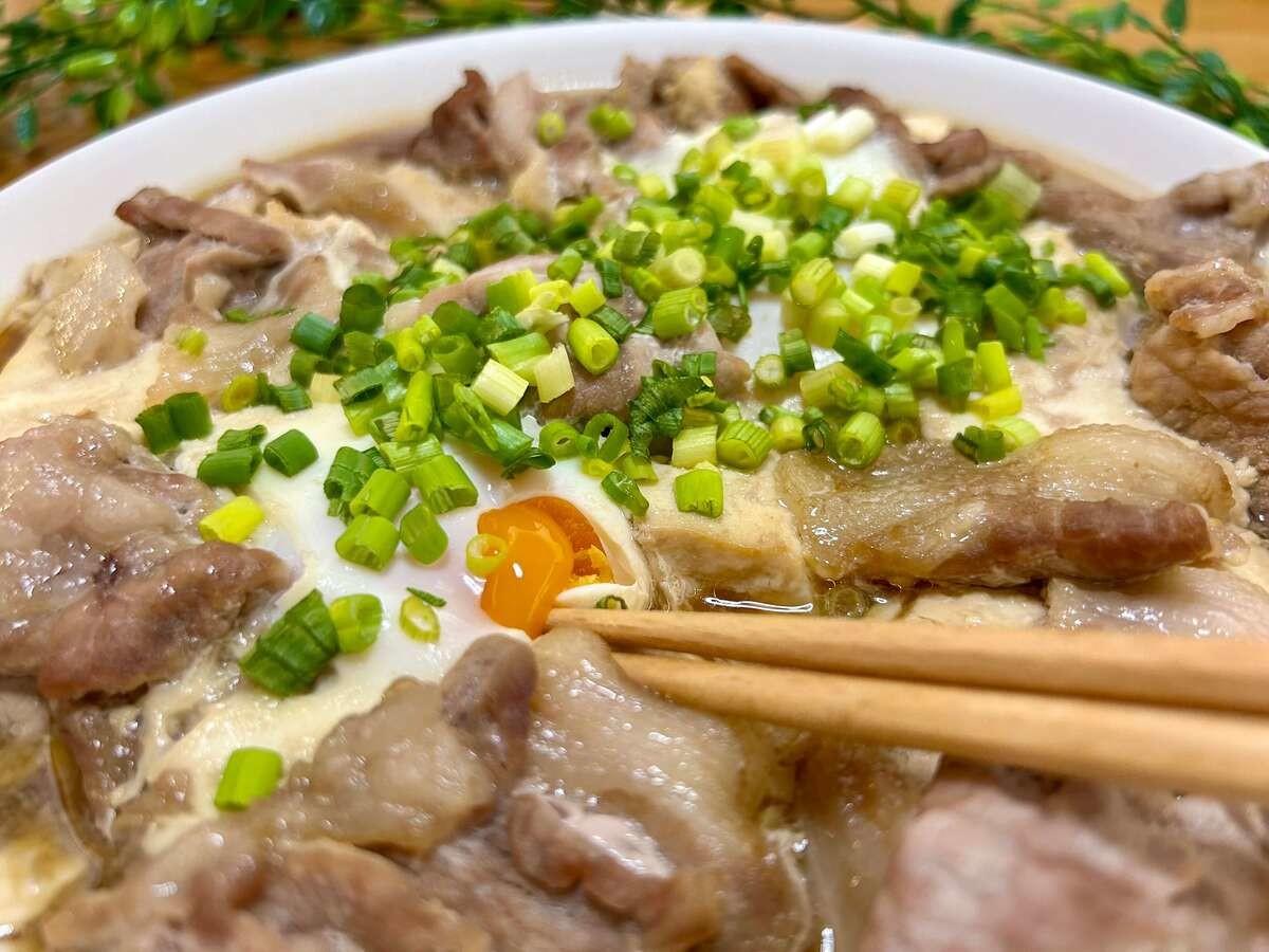 豚こま豆腐すき煮