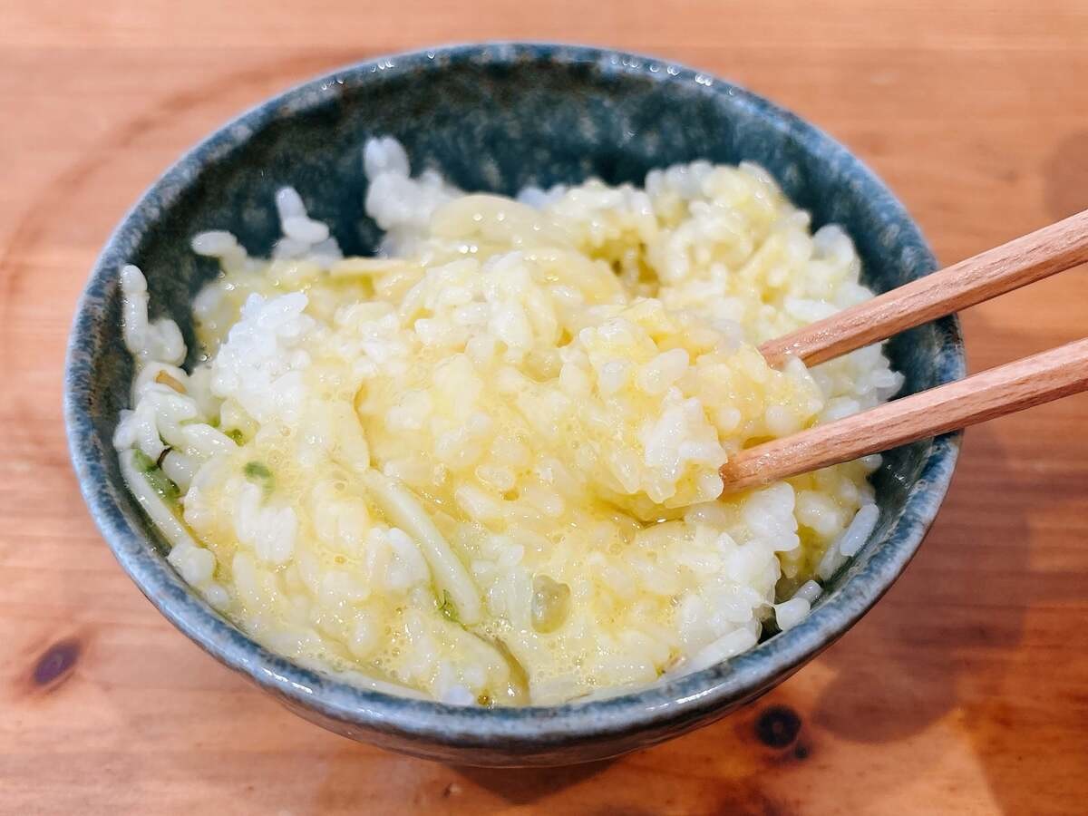 青いにんにく辣油 青唐辛子