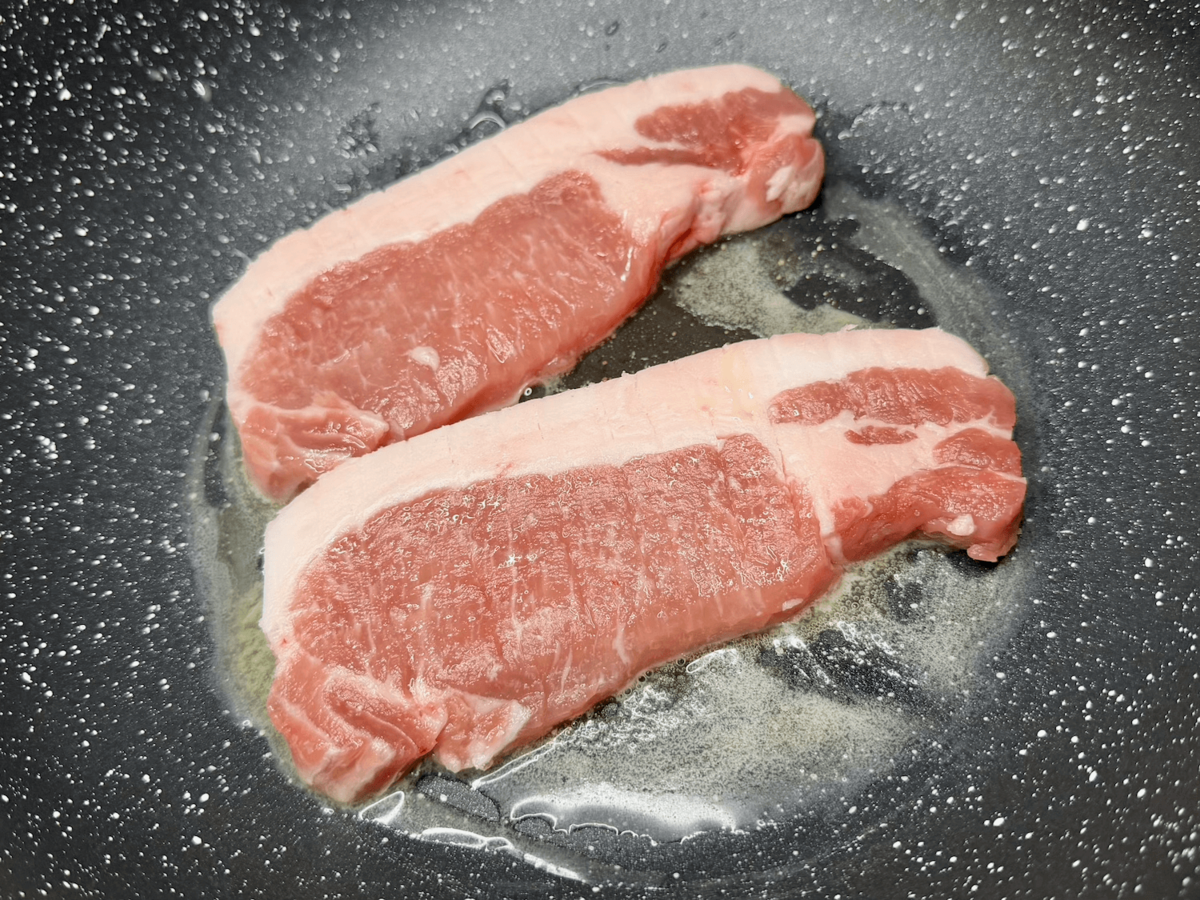 GACKTさん「生姜焼き風ポークステーキ」