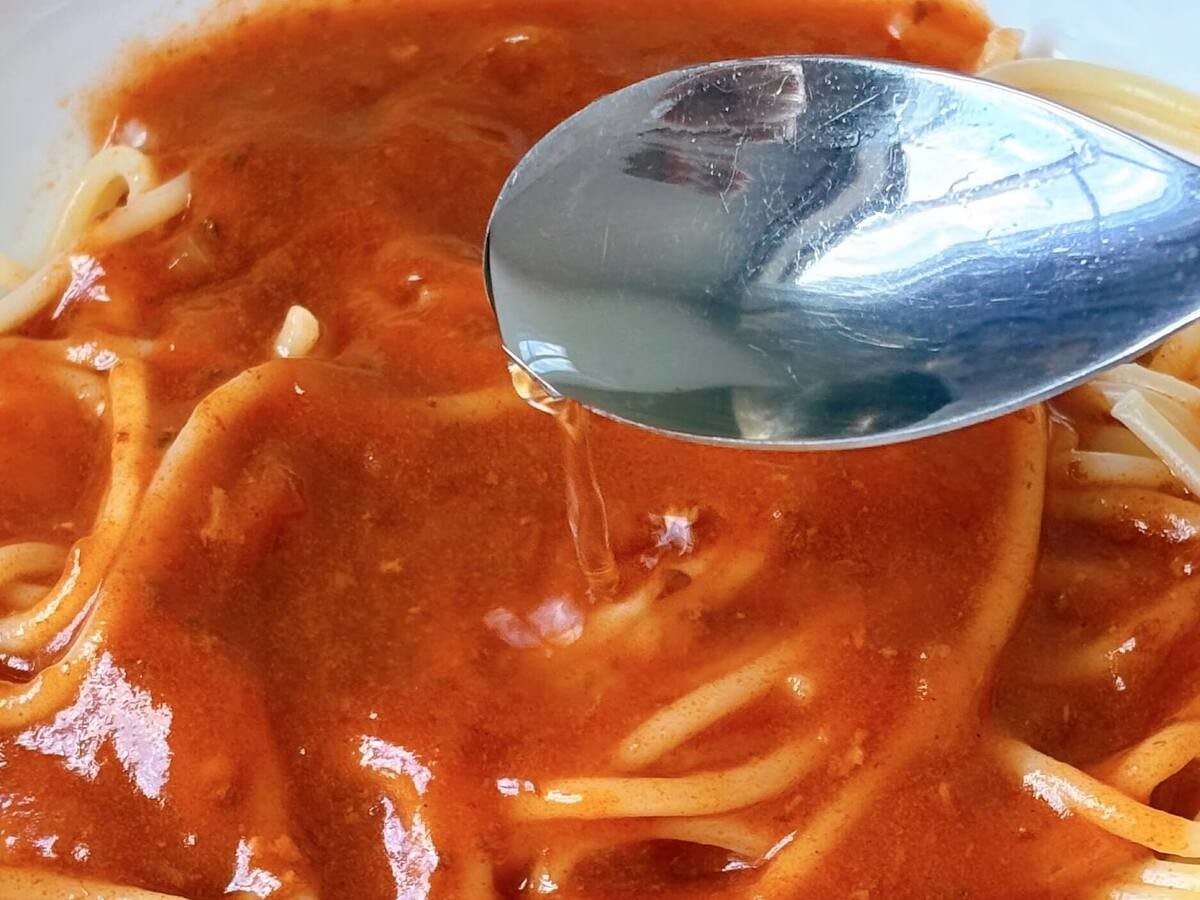 ミートソースパスタ
