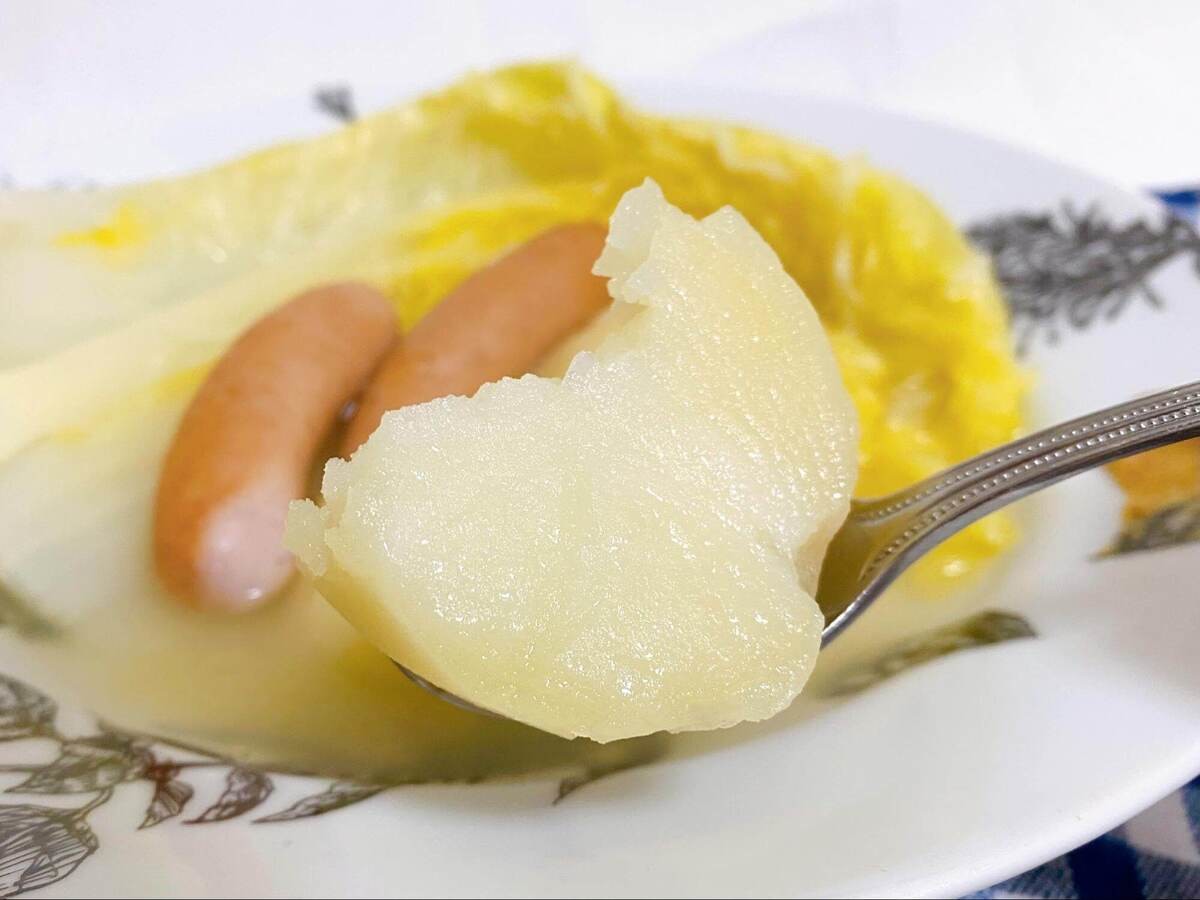 長谷川あかりさん「白菜とウインナーの昆布バターポトフ」