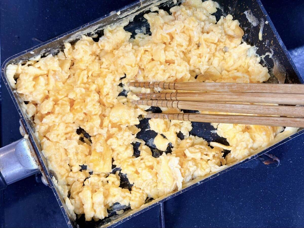青じそと黒ごまのそぼろご飯